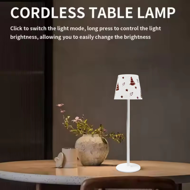Creative Rechargeable Cordless LED Table Lamp As Gift 