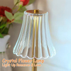 Vintage 3 Colors Stepless Crystal Flower Lamp