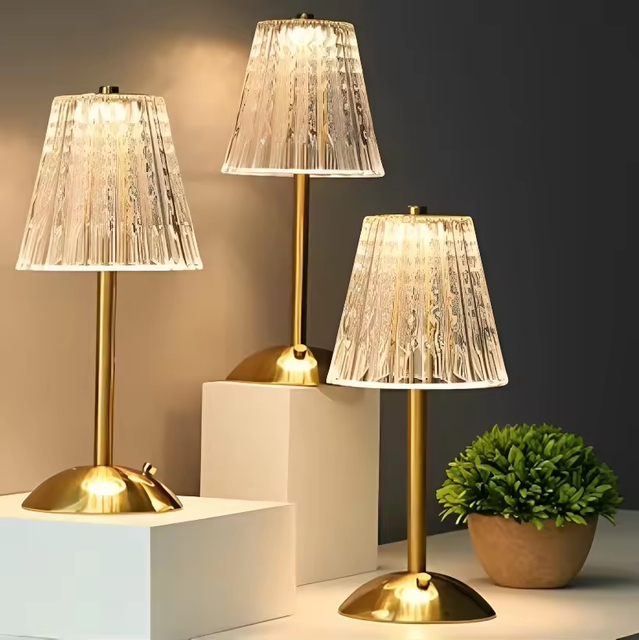Crystal Luxury Portable Rechargeable Table Lamp K24MTL01