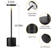 Lampada Da Tavolo Ristorante Dimmable Bedside Tafellamp Tisch Lampe 