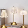 New Creative LED Crystal Retro Desk Lamp 