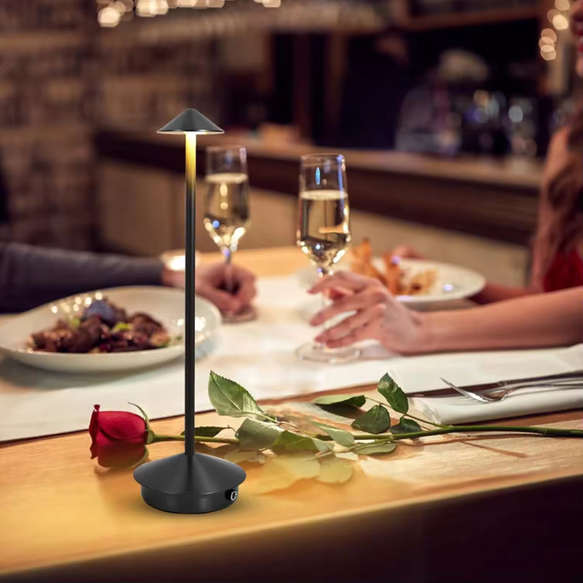 Cordless Dimmable Alu Iron Night Table Lamp K23CTLALUI-7