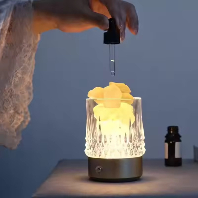 Decoration Wine PMMA Desk Table Lamp Aromatherapy Ambient Light