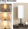 Modern Stylish White Variable Light Table Lamp 