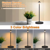 Battery Operated 3 Color Stepless Dimmable Night Table Light K23CTLALUI-9