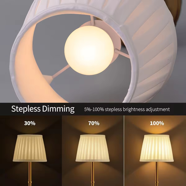 Voosei Fabric Rechargeable Desktop Desk Lamp