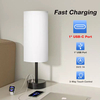 Modern Stylish White Variable Light Table Lamp 