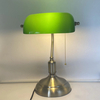 Green Tiffany Desk Light Bankers Table Lamp