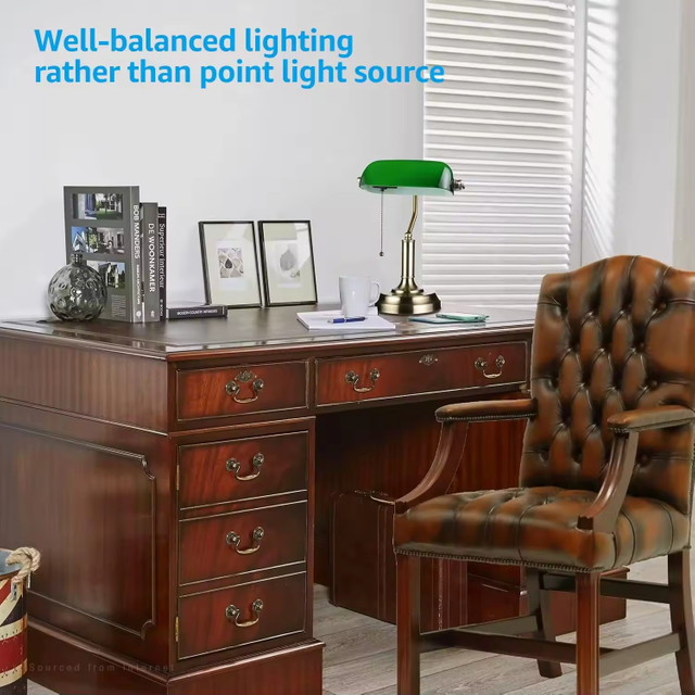 Decorative Retro Bank Rustic Table Lamp