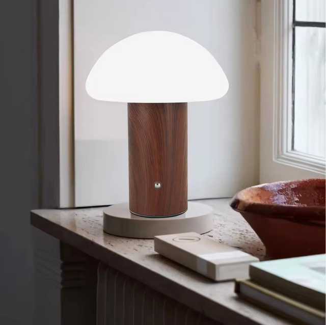 Outdoor Restaurant Cordless Led Mushroom Table Lamp k24mr01 