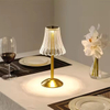 Crystal Champagne Gold Flower LED Desk Lamp