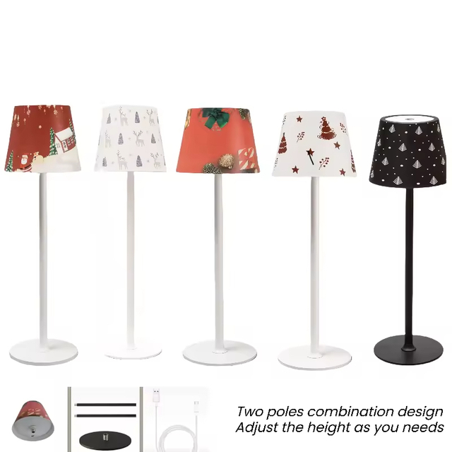 Christmas Decor Cordless Table Lamp