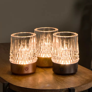 Wine Acrylic Touch Control Desk Night Light