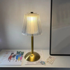 USB Charging Cordless Night Light Retro Metal Table Lamp