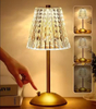 3 Color Crystal Night Light Desk Lamps