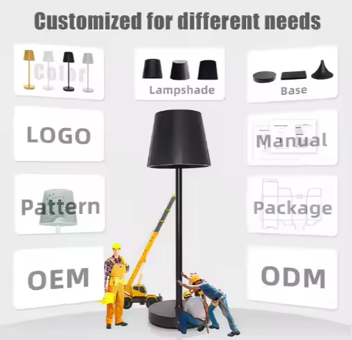 Living Room wireless LED Table Lamp 