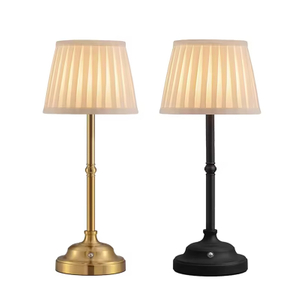 Bedside Restaurant Battery Powered Fabric Desk Lamp K24ACTL7