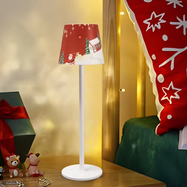 Christmas Decor Cordless Table Lamp