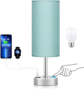 Fabric Shade Home Decorative Desk Lamp 