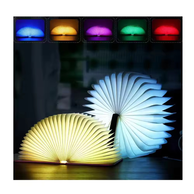 Portable Novelty LED Folding Book Lamp 24KBGYBOOKL5 