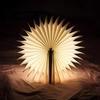 Creative Wooden Rechargeable Fabric Cover Book Lamp 