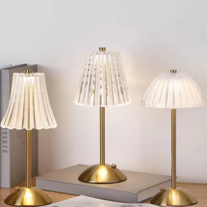 USB Charging Cordless Night Light Retro Metal Table Lamp