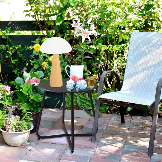 Restaurant Wireless Charging Base Mushroom Table Lamps k24mr01