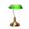 Green Tiffany Desk Light Bankers Table Lamp