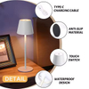 3 Colors Stepless Dimming 1200-5200mAh table lamp