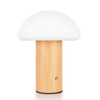Wood Grain Mushroom Portable Table Lamp
