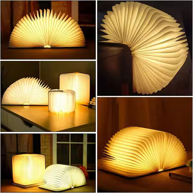 Colorful USB Rechargeable Night Book Light 