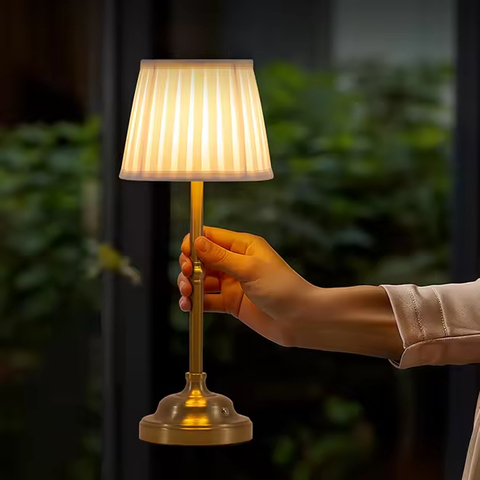 Voosei Fabric Rechargeable Desktop Desk Lamp