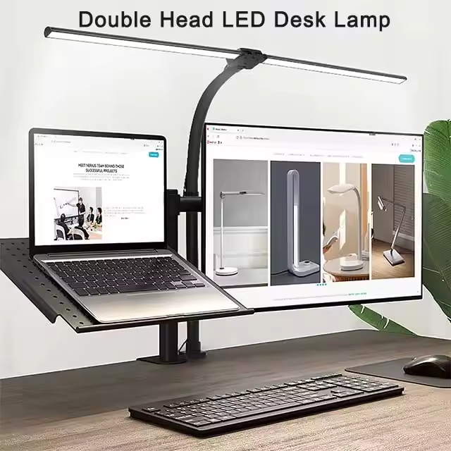 Office Table Lamp Modern Flexible Clamp Desk Lamp