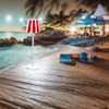 Cordless Table Lamp for Outdoor Cafe Beach Party K23GRTL