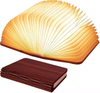 Creative Wooden Rechargeable Fabric Cover Book Lamp 