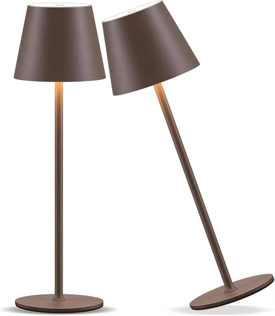 Hotel Restaurant Metal Rechargeable Led Table Lamp 