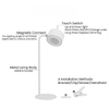 360° Rotation LED Multi-Function Magnetic Table Lamp K24HTG003