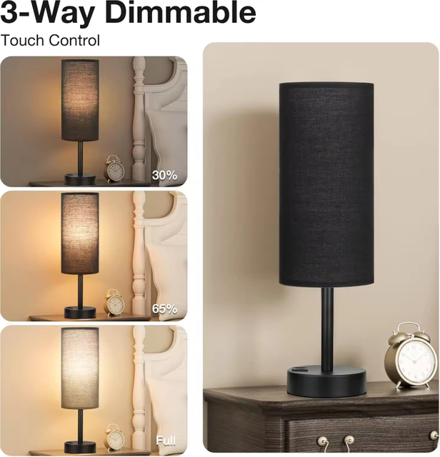 Wireless Bedroom Rechargeable Bedside Lamp