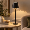 LED Touch Rechargeable Scalloped Cordless Table Lamp