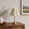 Floral Fabric Shade Cordless LED Table Lamp