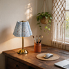 Decorative Cordless Floral Bedside Table Lamp