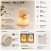 Rechargeable Natural Marble Bedside Ambient Lamp