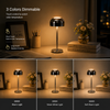 Restaurant Silver Plated Cordless Table lamp