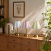 Decorative Cordless Floral Bedside Table Lamp