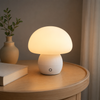 Minimalist Cordless Mushroom Table Lamp