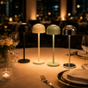 Restaurant Silver Plated Cordless Table lamp