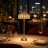 Yellow Glass Decorative Cordless Table Lamp