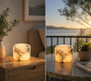 Natural Marble Rechargeable Cordless Table Lamp 