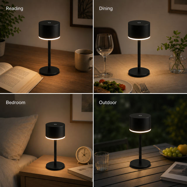 Minimalist Modern Rechargeable Mini Table Lamp