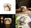 Natural Marble Rechargeable Cordless Table Lamp 